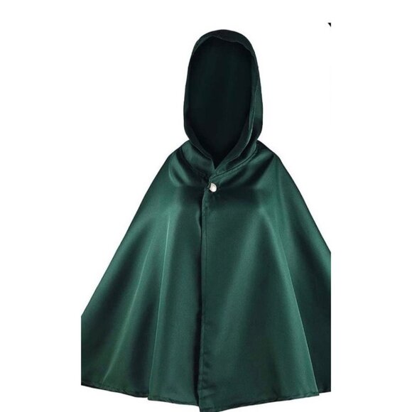 Anime Attack On Titan Green Hooded cape hooded Cloak Set - Picture 10 of 13